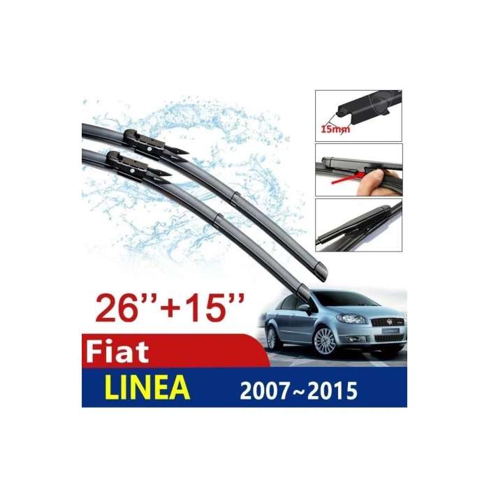 Fiat Linea Ön Cam Muz Silecek Takımı 2007--2015