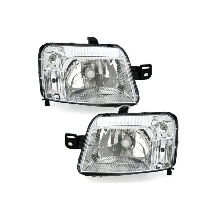 Fiat Panda Uyumlu Sağ Sol Ön Far Takımı Motorlu 2003-2009