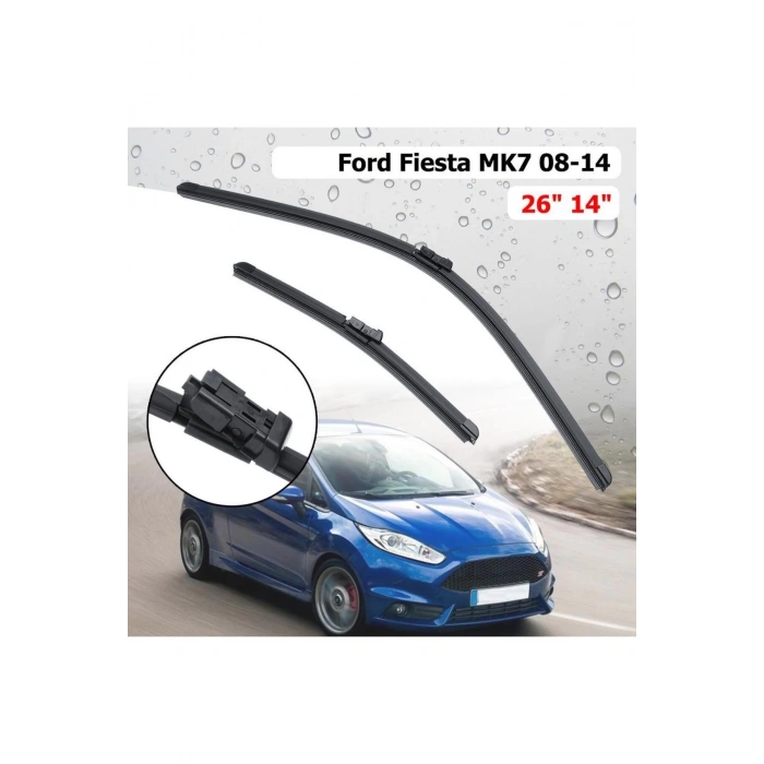 FORD FİESTA ÖN CAM SİLECEK SÜPÜRGE TAKIMI 2009--2015