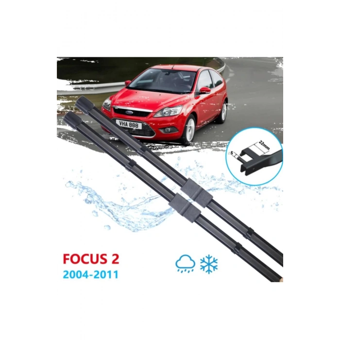 Ford Focus 2 Ön Cam Silecek Süpürgesi Takımı 2004--2011