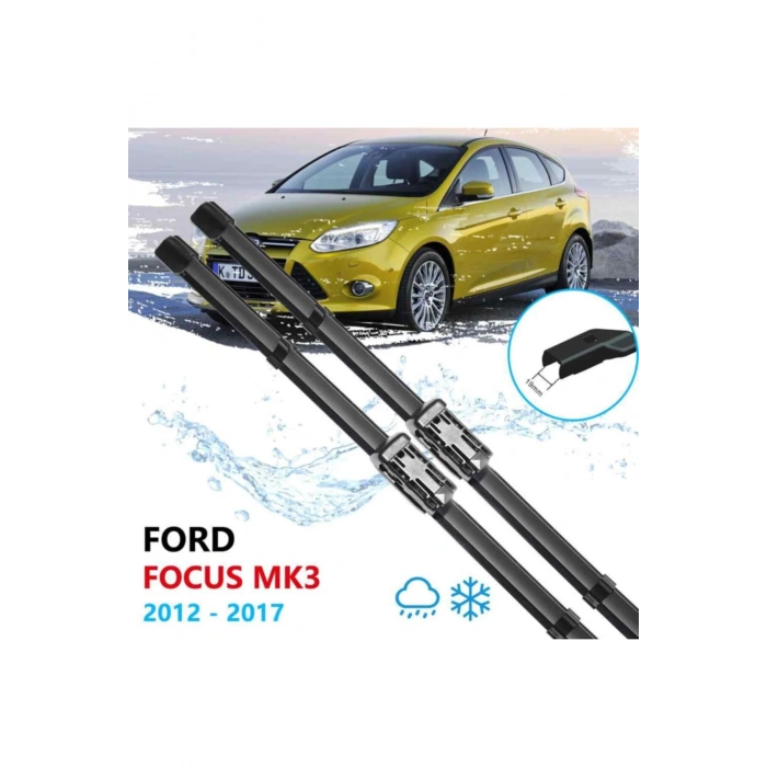 Ford Focus 3 Ön Cam Silecek Süpürgesi Takımı 2012--2018