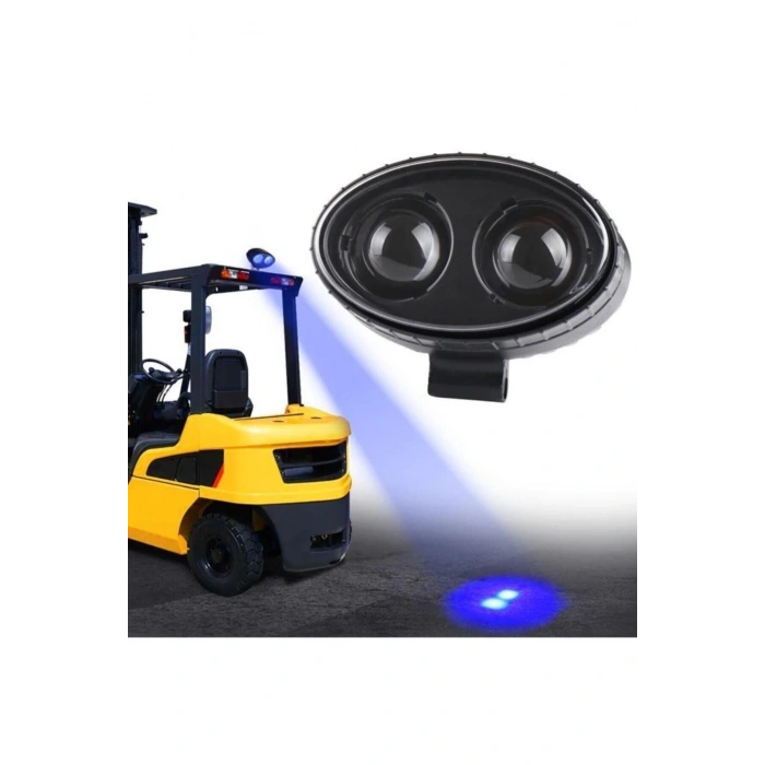 Forklift Çalışma Güvenlik Lambası Mavi İşaret Lamba 12-32V