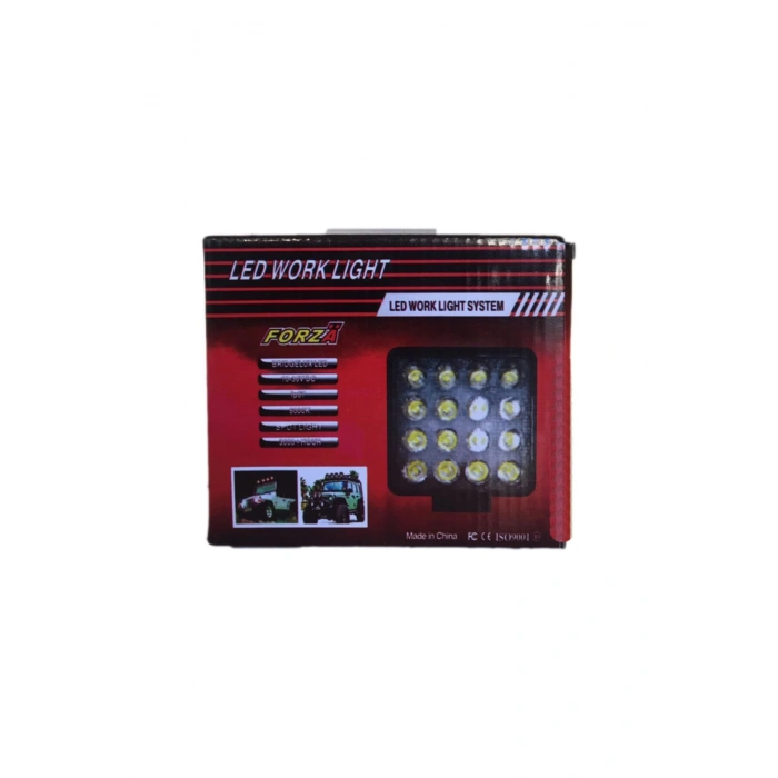 Forza 16 Led Çalışma Lambası 12-85 Volt 27w Kare