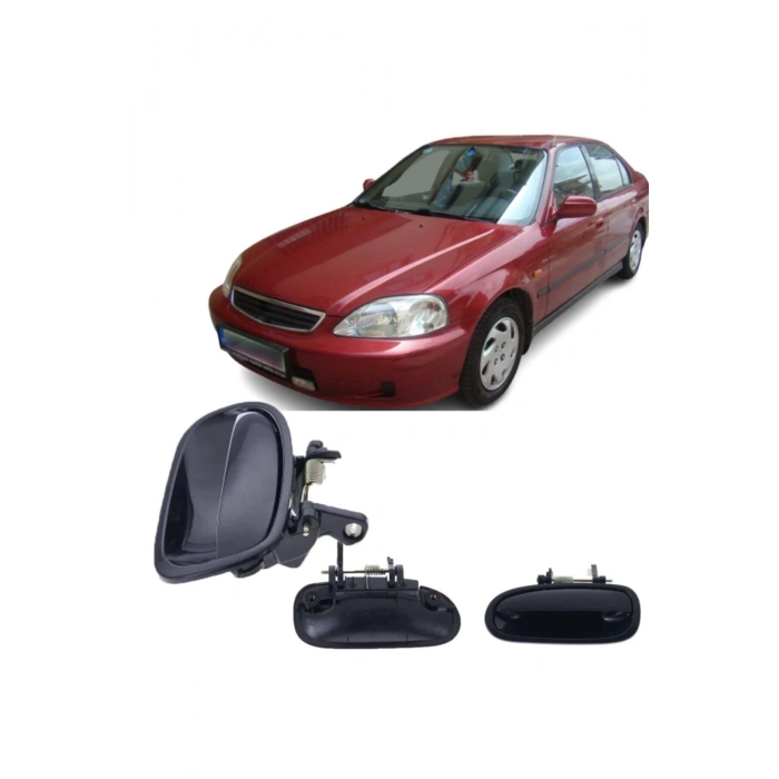 Honda Civic Dıştan Kapı Açma Kolu Takımı 4 Adet 1996--2000