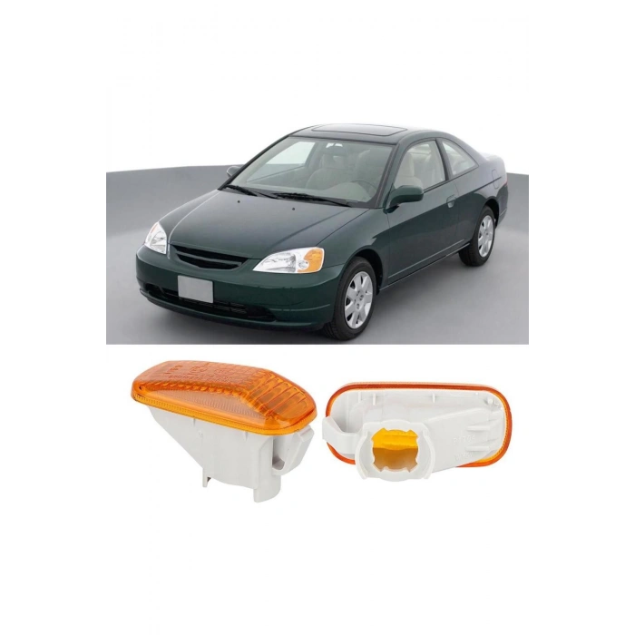 Honda Civic Sağ Sol Ön Çamurluk Sinyal Lambası Takım 2002-2005