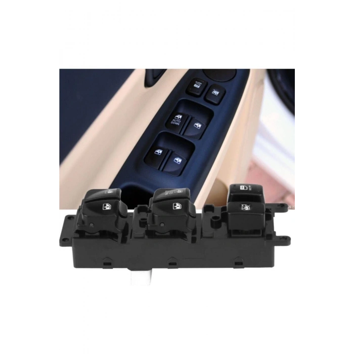 Hyundai Accent Era Cam Düğmesi Anahtarı Sol Dörtlü 2006--2012 Yolların Uyumlu