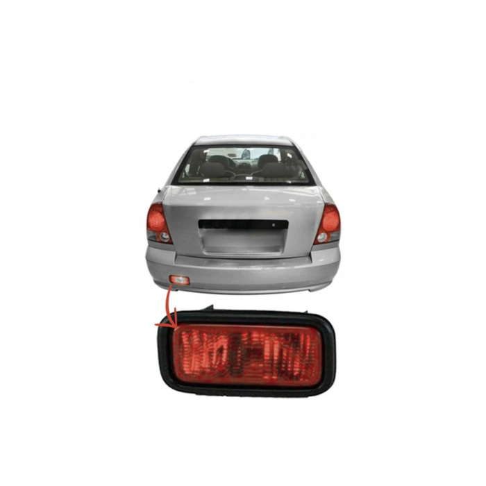Hyundai Accent Uyumlu  Reflektör Arka Tampon 9240525500 2003-2005 Arası