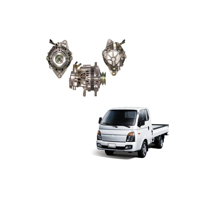 Hyundai H100 Şarj Dinamosu Çift Kasnak 12 Volt 65 Amper Wutse Mar