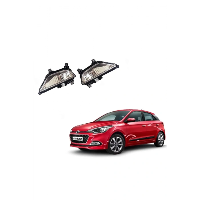 Hyundai I20 Sağ Sol Ön Sis Lambası Takımı Ledsiz 2015--2017