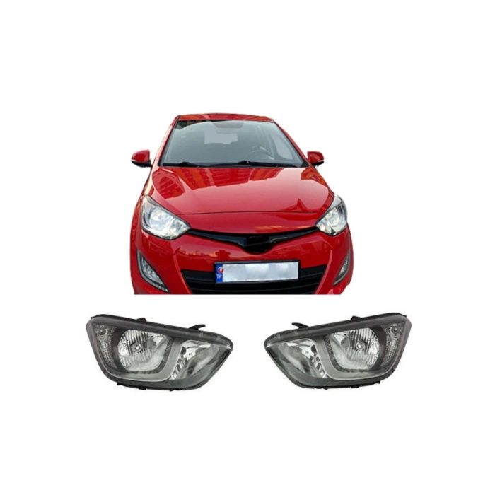 Hyundai I20 Sağ Ve Sol Elektirikli Motorlu Far Takımı 2012--2014