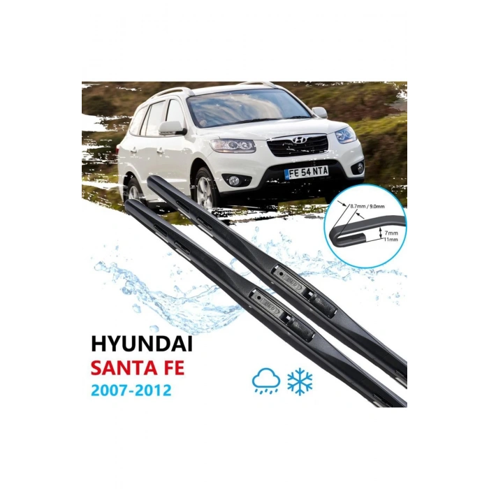 HYUNDAİ SANTA FE ÖN CAM HYBRİD SİLECEK TAKIMI 2007--2012