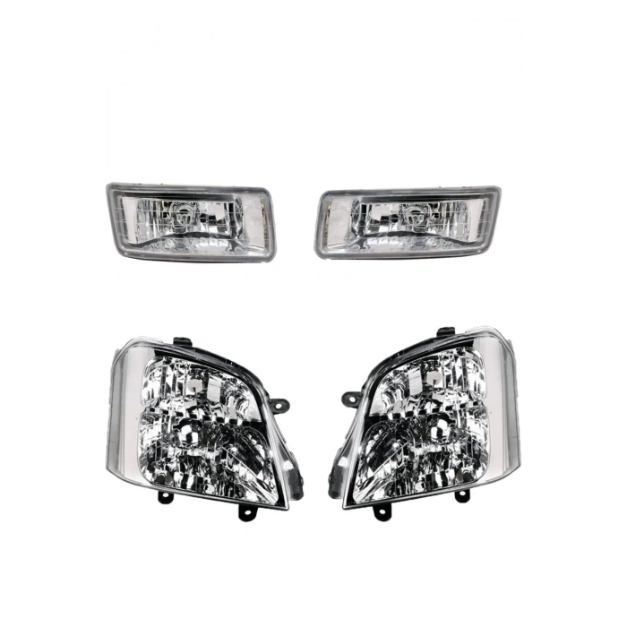 Isuzu D Max Uyumlu  Ön Aydınlatma Seti 2 Adet Far 2 Adet Sis Lambası