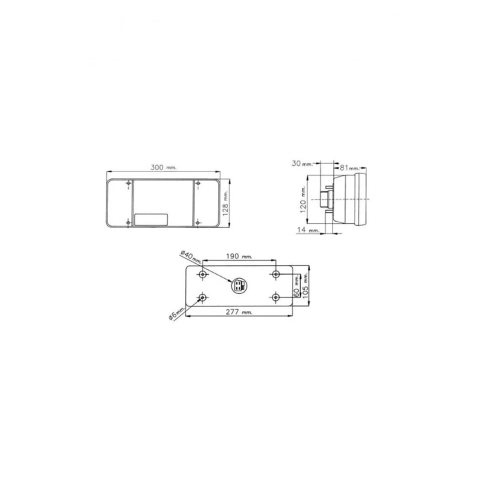 Iveco Fiat 50 Nc Sag + Sol Arka Stop Lambasi Takimi Soketli 549760777