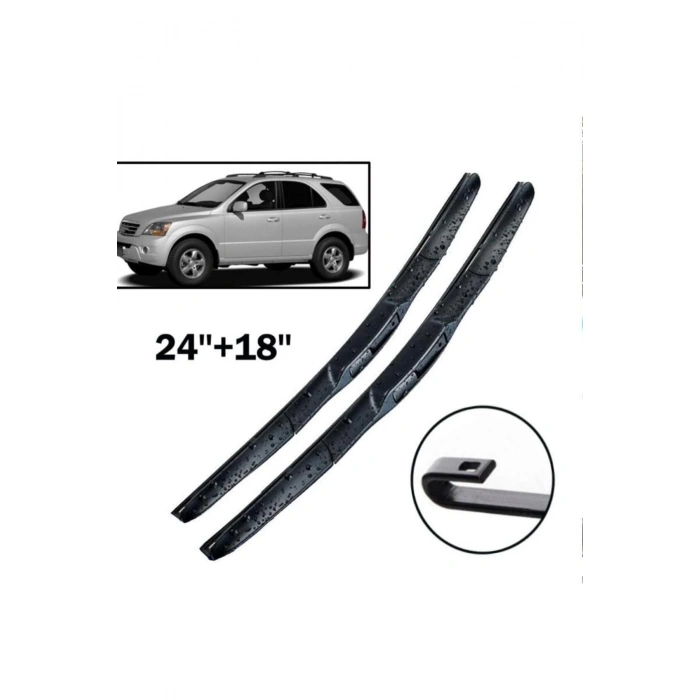 Kia Sorento Ön Cam Hybrid Silecek Takımı 2002--2009