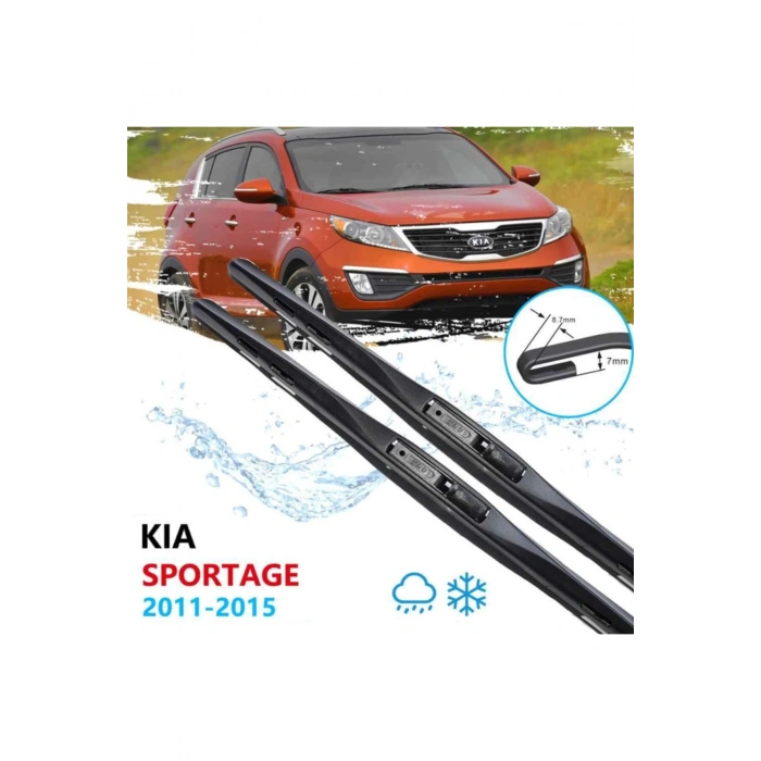 Kia Sportage Ön Cam Silecek Süpürgesi Takımı Hybrid 2011--2015