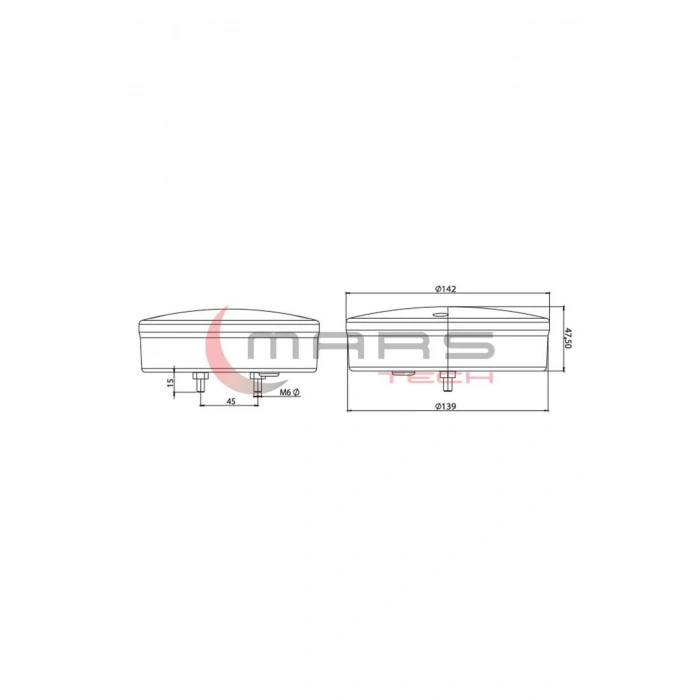LED FONKSİYONEL STOP LAMBA SİNYAL PARK STOP 24 VOLT