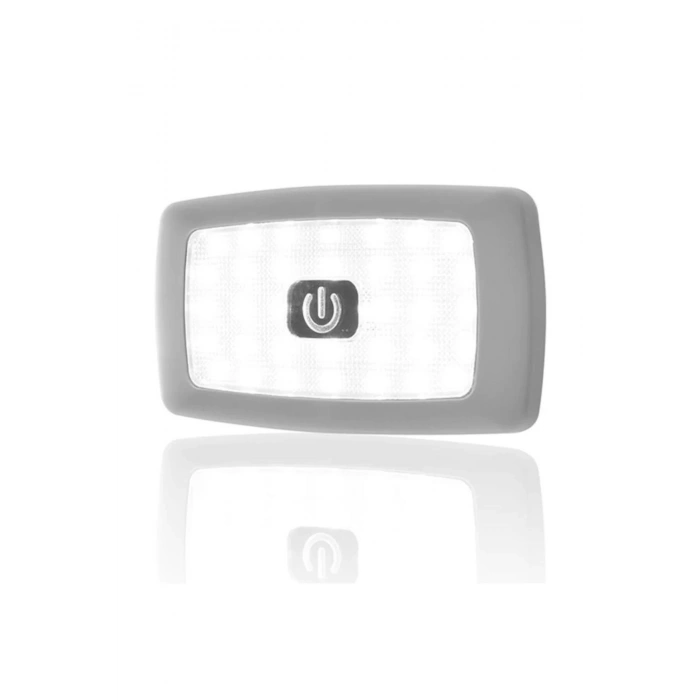 Ledli Tavan Lambası 12v Sıcak Beyaz Dokunmatik Düğmeli - 34 Ledli