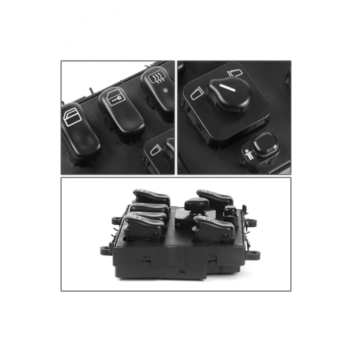 Mercedes Benz W163 Ml Serisi Uyumlu Cam Düğmesi Takımı 1998--2003