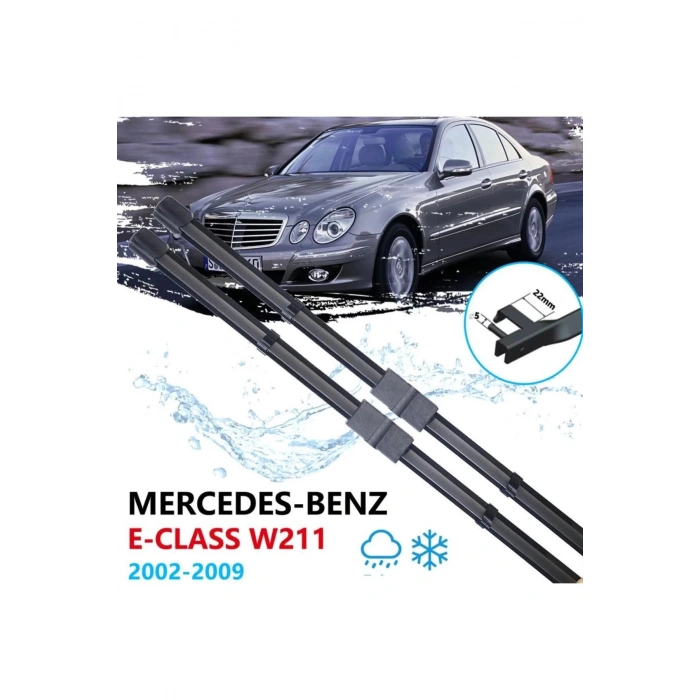 Mercedes E Serisi W211 Ön Cam Muz Silecek Takımı 2002-2009