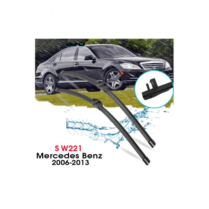 Mercedes S Serisi W221 Uyumlu Ön Cam Muz Silecek Takımı 2006-2013