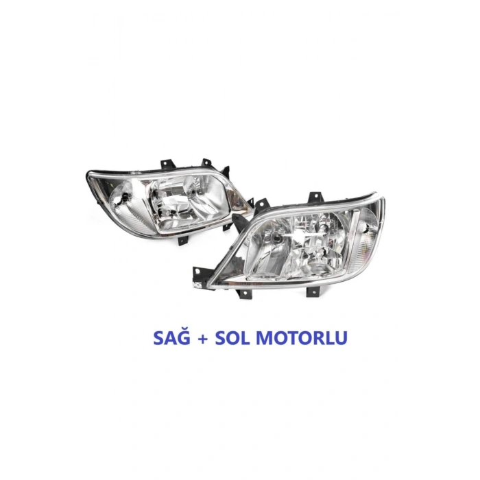 Mercedes Sprinter Sağ Sol Ön Uyumlu Far Takımı Manuel 2003-2006 N11.1652