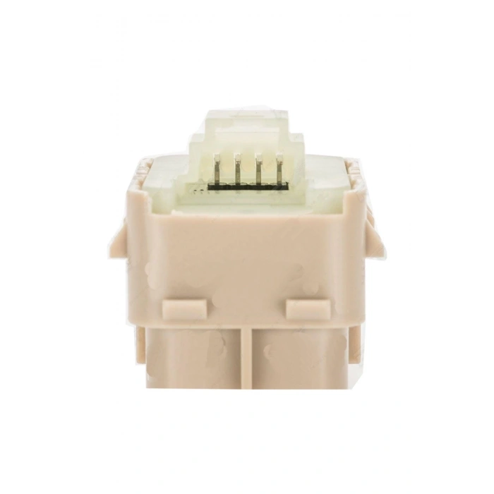 Mercedes W205 C Serisi Cam Düğmesi Tekli Kırmızı Işıklı Bej Taban