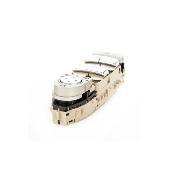 MERCEDES W205 C SERİSİ SOL DÖRTLÜ CAM DÜĞMESİ BEJ TABAN 2014-2019 Uyumlu