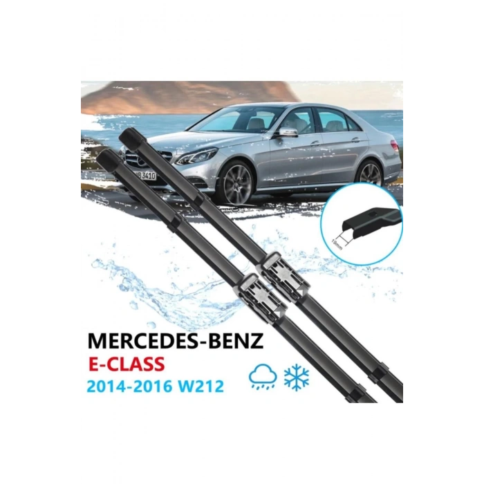 Mercedes W212 E Serisi Ön Cam Silecek Süpürgesi Takımı 2012--2015