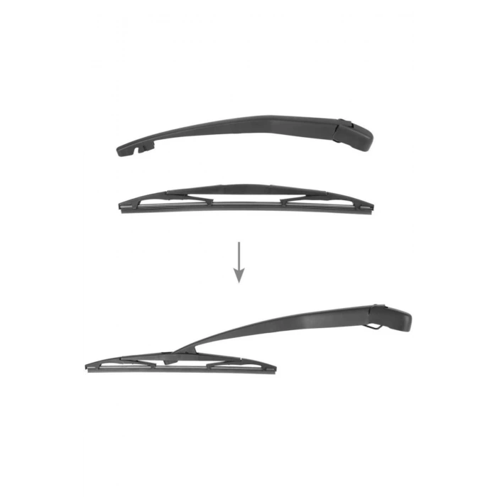 Nissan Micra Arka Silecek Kolu Ve Süpürgesi Takımı 2010--2017