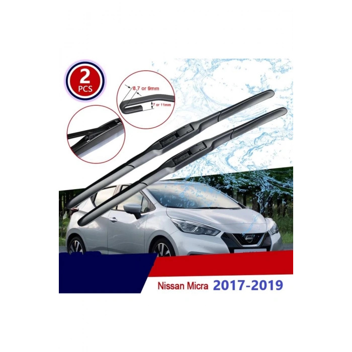 NİSSAN MİCRA ÖN CAM HYBRİD SİLECEK TAKIMI 2017--2019