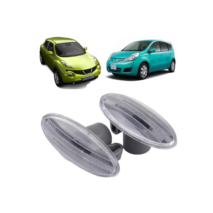 Nissan Note Juke Sağ + Sol Ön Çamurluk Sinyal Lambası 2006--2009 Uyumlu