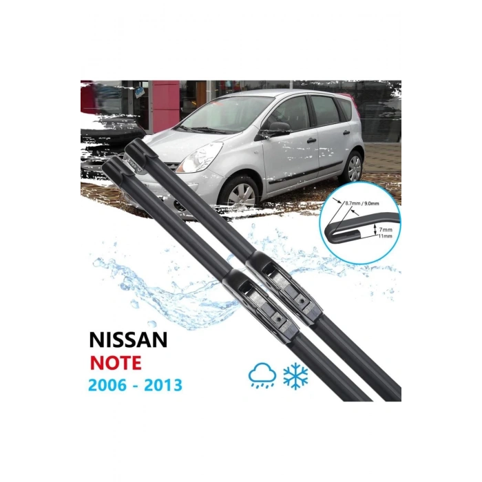 Nissan Note Ön Cam Muz Silecek Takımı 2006-2013