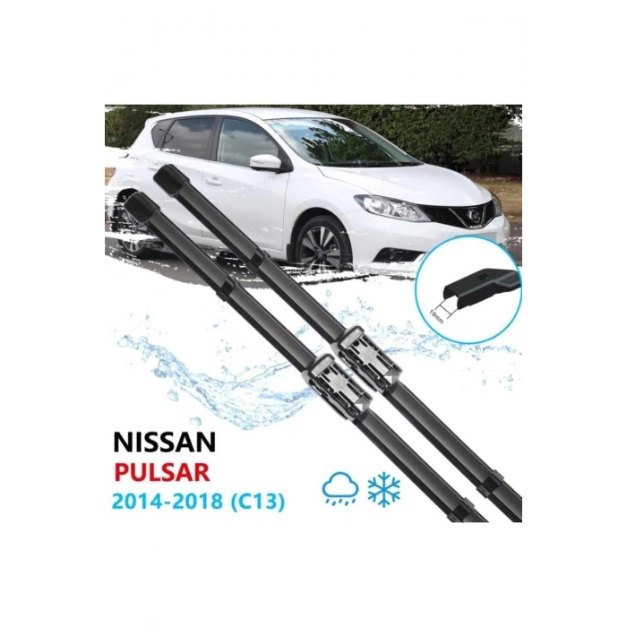 Nissan Pulsar Ön Cam Muz Silecek Takımı 2014--2018