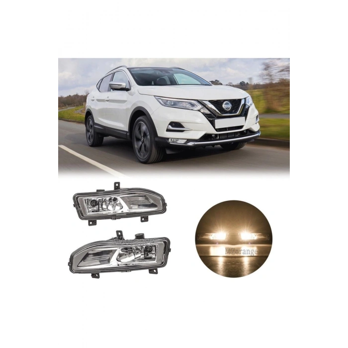 Nissan Qashqaı Sağ + Sol Ön Sis Lambası Takımı 2017--2021