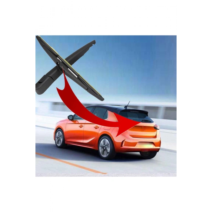 Opel Corsa E Arka Silecek Kolu ve Süpürgesi 2014-2017