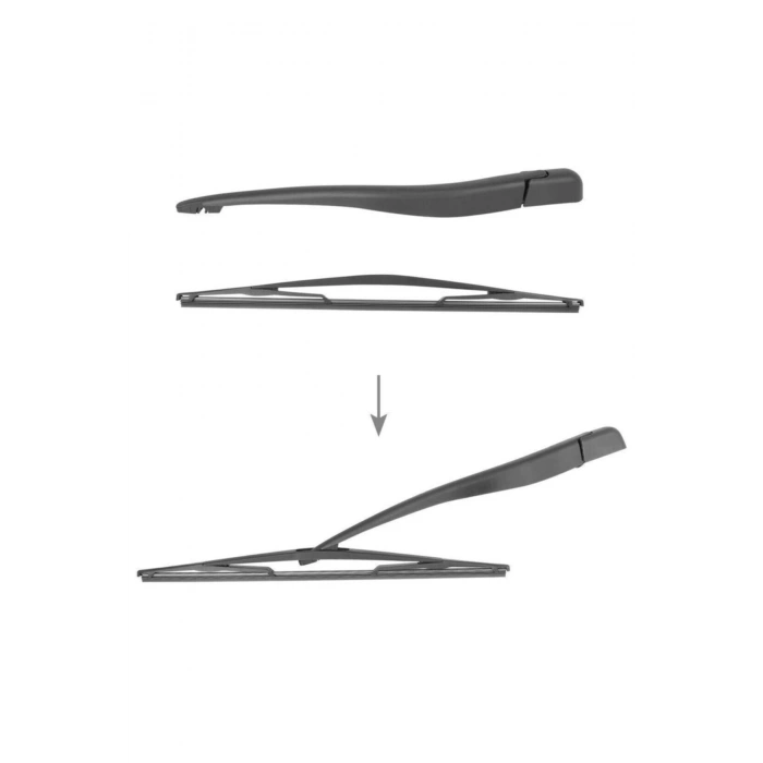 Opel Zafira A Kasa Arka Silecek Kolu ve Süpürgesi 1999-2005