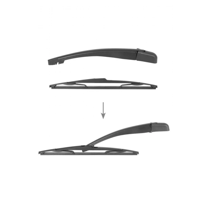 Peugeot 106 Uyumlu Arka Silecek Kolu Ve Süpürgesi 1995--2004