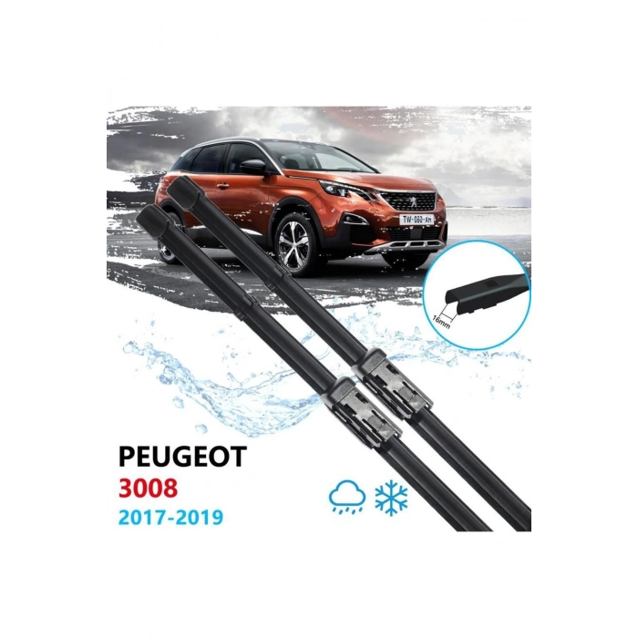 Peugeot 3008 Ön Cam Muz Silecek Takımı 2017--2020