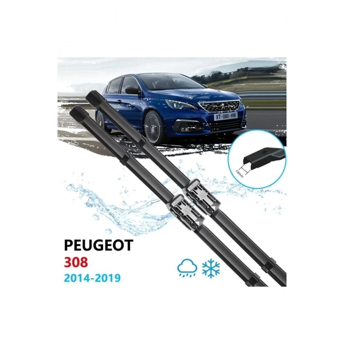 Peugeot 308 Ön Cam Muz Silecek Takımı 2014--2019