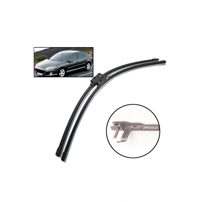 Peugeot 407 Ön Cam Muz Silecek Takımı 2004-2010
