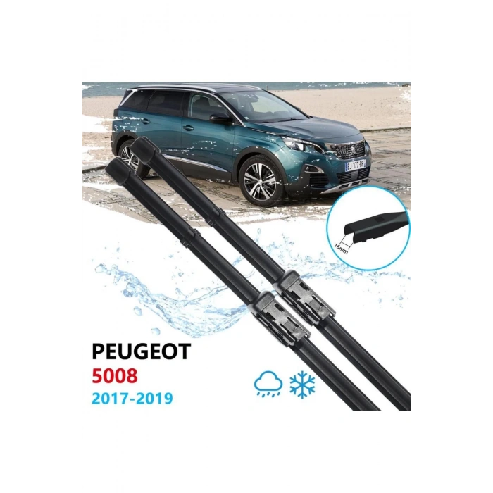 Peugeot 5008 Ön Cam Muz Silecek Takımı 2017-2019