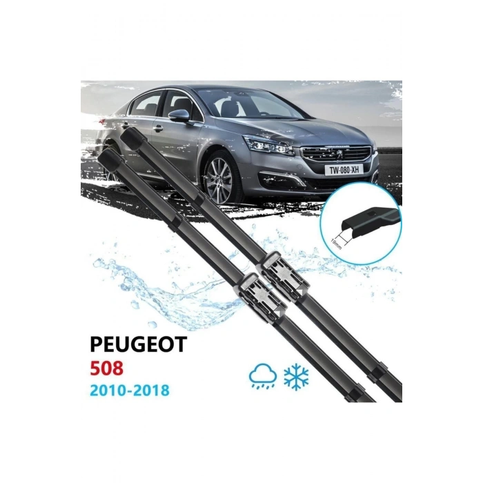 Peugeot 508 Ön Cam Muz Silecek Takımı 2010--2018