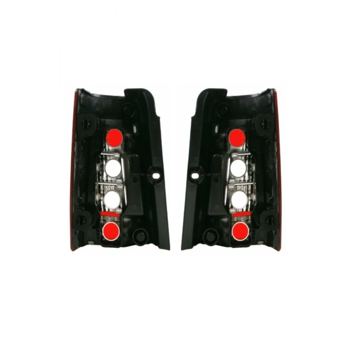 Peugeot Partner Sağ + Sol Arka Stop Lambası Takımı 2003-2008 Tek Kapak