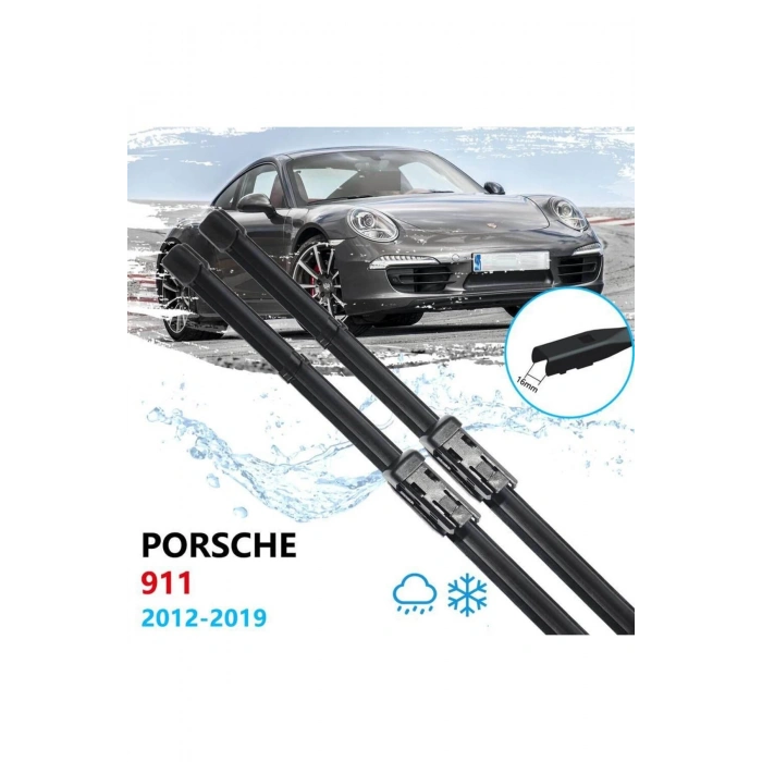 PORSCHE 911 ÖN CAM MUZ SİLECEK TAKIMI 2012--2019