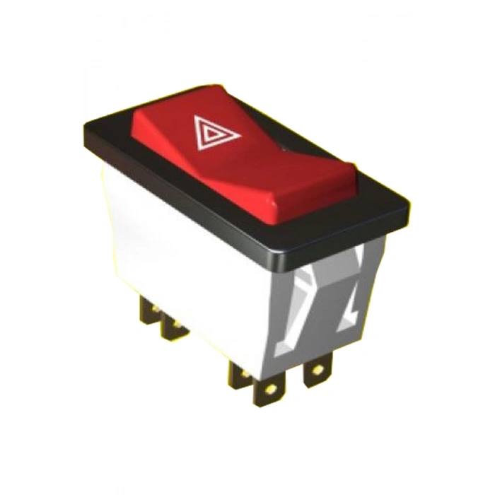 Renault 12 Dörtlü Flaşör Düğmesi Uyumlu