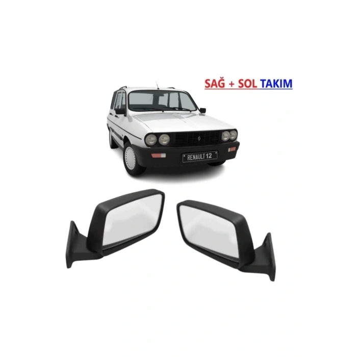 Renault 12 Toros Sağ Ve Sol Dikiz Aynası Takımı Seti Dokunmatik