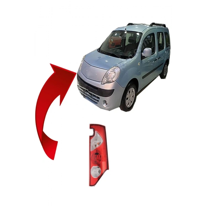 Renault Kangoo Sağ Arka Stop Lambası 2008--2012 Yana Açılan Kapı