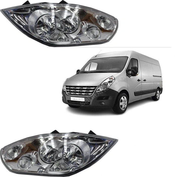 RENAULT MASTER III SAĞ&SOL FAR TAKIMI 2 ADET MOTORSUZ