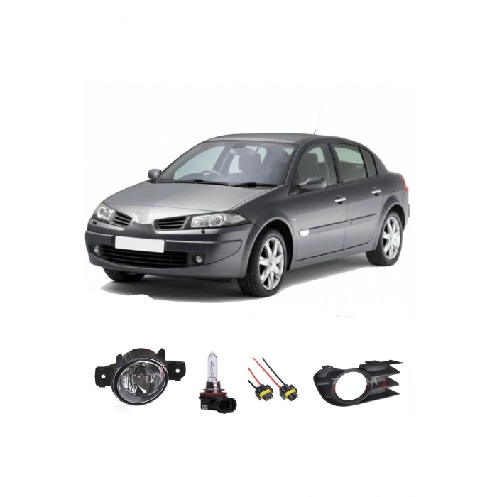 Renault Megane 2 Sağ+Sol Ön Sis Farı Seti 2002--2005