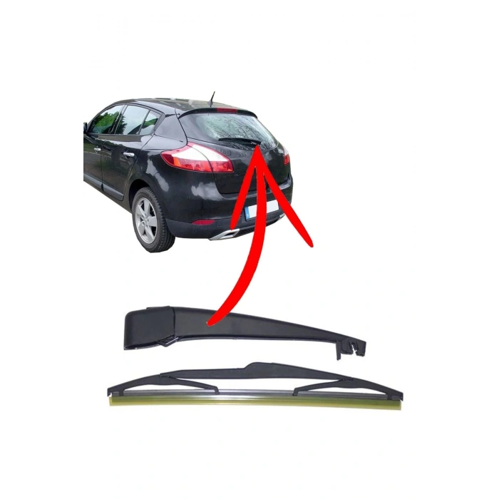 Renault Megane Iıı Arka Silecek Kolu Ve Süpürgesi